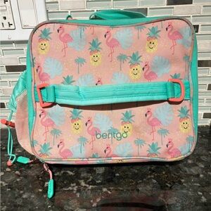 Bento Flamingo and Pineapple Lunch Bag